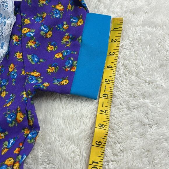 Unbranded Floral and lace ruffled twirly fit and flare dress, size xs - Picture 7 of 8